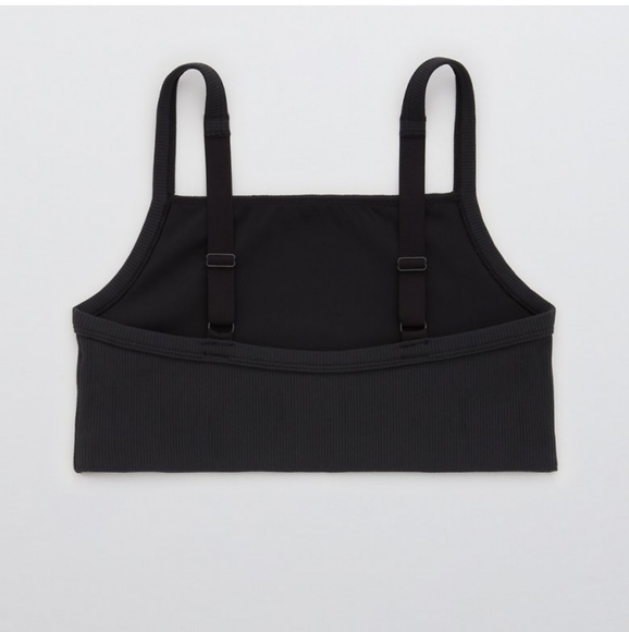 Aerie OFFLINE Ribbed Square Neck Sports Bra - XXL - Picture 3 of 4